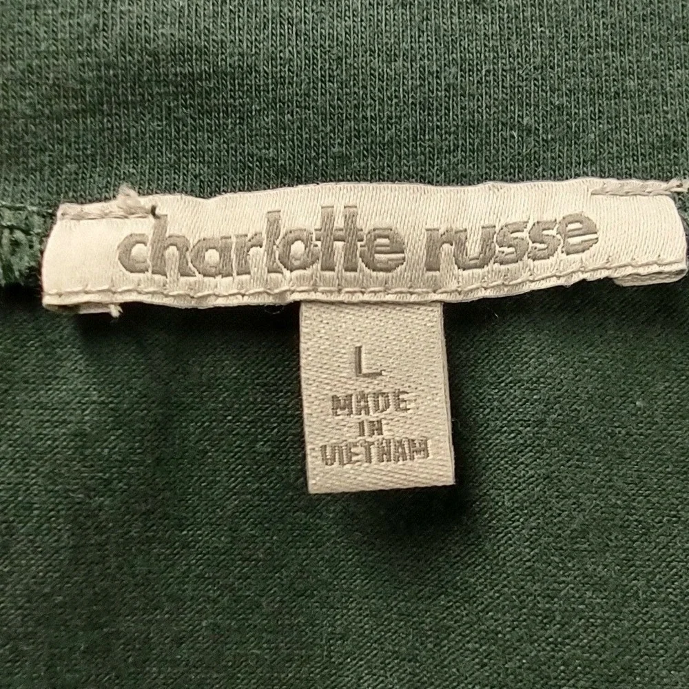 Charlotte Russe Skirt Girls Youth Missy Size Large Army Green NEW with Tags